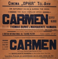 The most popular Opera - Carmen – הספרייה הלאומית