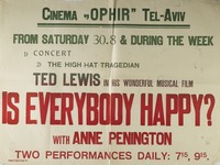 Cinema Ophir - Is Everybody Happy? – הספרייה הלאומית