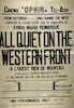 Cinema Ophir - All Quiet On The Western Front – הספרייה הלאומית