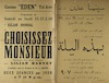 CHOISISSEZ MONSIEUR – הספרייה הלאומית