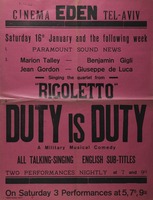 RIGOLETTO - DUTY IS DUTY.
