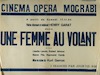 Cinema Opera Mograbi - Une Femme Au Volant – הספרייה הלאומית