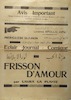 Frisson D'amour – הספרייה הלאומית