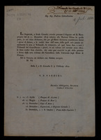 La Imperiale, e Reale Consulta avendo presente il disposto nel R. Motuproprio.
