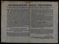 Dichiarazione delle provisioni publicate già in passato.