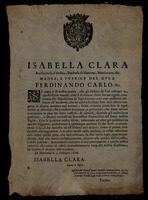 Isabella Clara, Arciduchessa d'Austria, Duchessa di Mantova, Monferrato, &c.