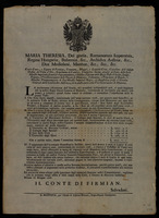 Maria Theresia, Dei gratia, Romanorum Imperatrix.