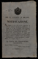 Imperiale Regio Governo di Milano.