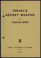 Technion Pamphlet Series.