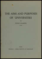 Technion Pamphlet Series.