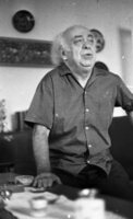 הסופר הסובייטי בוריס גפונוב הגיע לישראל.