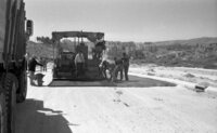 Enlarging the highway in the valley of Rehavya, Jerusalem.