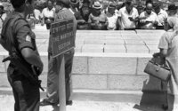 Memorial cermony for the tragic victims of the Hebron massacre in 1929.