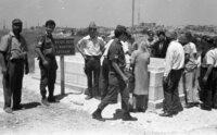 Memorial cermony for the tragic victims of the Hebron massacre in 1929.