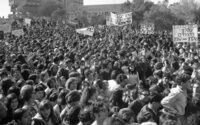 Thousands gathered in a huge demonstration against the Leningrad Jews persecution.