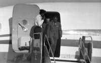Two African heads of state Leopold Senghor of Senegal and Jaccobo Goan of Nigeria, return to Israel for additional debates.