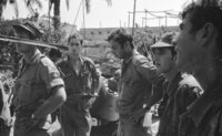 IDF units searching after Arab terrorists in Gaza Strip who hide in the orchards surrounding the Gaza town.