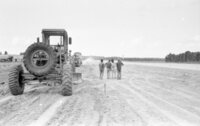 The Airport authorities decided to improve the Herzlia airport which serve the small airplanes payving the runway with new asphalt.