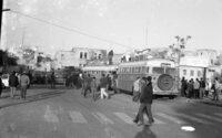 Palestinian Arabs prepare for a pilgrim journey to Mecca from Hebron.