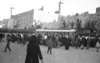 Palestinian Arabs prepare for a pilgrim journey to Mecca from Hebron.