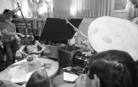Shooting an Israeli film.