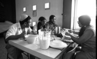 The mess room at Kfar Silver Youth Educational center.