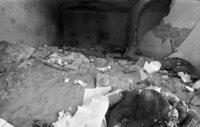 Security forces guarding the Gaza villa in which the three Gaza Leaders of the Popular Front for the Liberation of Palestine terrorist organization were caught and killed on Friday.