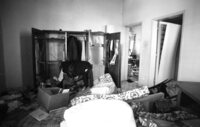 Security forces guarding the Gaza villa in which the three Gaza Leaders of the Popular Front for the Liberation of Palestine terrorist organization were caught and killed on Friday.
