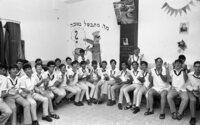 The religious movement Bnei Akiva youth movement in action.