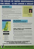 The dream of water independence for Israel - no longer a dream!.