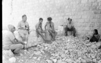 Cleaning the HaCarmel Market.
