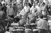 Segen Micha Gilad, 28, who fell at the Suez Canal during the Yom Kippur War, was buried with full military honours at the Mt Herzl Military ce,etery in Jerusalem.