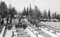 Segen Micha Gilad, 28, who fell at the Suez Canal during the Yom Kippur War, was buried with full military honours at the Mt Herzl Military ce,etery in Jerusalem.