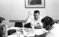 Rabbi Meir Kahane, in an interview announcing of his new Right Wing Party which will run to the Knesset.