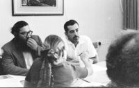Rabbi Meir Kahane, in an interview announcing of his new Right Wing Party which will run to the Knesset.