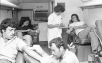 The Druze community donated blood for the Magen David Adom Blood Bank.