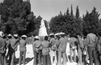 Studying the history of Israel at Tel Hai.