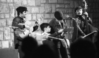 Clarnist Giora Feidman performing his Hassidic music played by klezmers.