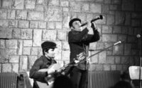 Clarnist Giora Feidman performing his Hassidic music played by klezmers.