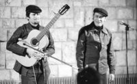 Clarnist Giora Feidman performing his Hassidic music played by klezmers.