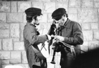 Clarnist Giora Feidman performing his Hassidic music played by klezmers.