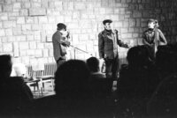 Clarnist Giora Feidman performing his Hassidic music played by klezmers.