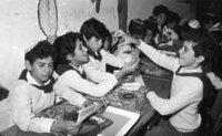 The religious movement of Bnei Akiva in Tel Aviv.