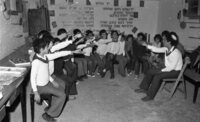 The religious movement of Bnei Akiva in Tel Aviv.