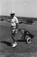 A Golf Club of the South African immigrants I Israel enjoing the facilities at the Ceasarean Golf Club.