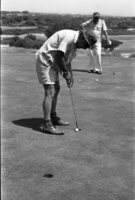 A Golf Club of the South African immigrants I Israel enjoing the facilities at the Ceasarean Golf Club.