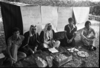 The Bedouin minority take also preparations for the forthcomming State elections and the political parties are holding their speeches in their traditional tents.