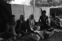 The Bedouin minority take also preparations for the forthcomming State elections and the political parties are holding their speeches in their traditional tents.