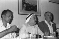 Some Arab Israeli leaders holding a press conference demanding from the government equality for the Arab residents, the same like the Jewish population have.