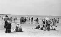 The Arab citizens of the occupied territories of the Western bank, enjoy the freedom and the beautiful sea shore of the Mediterranean Sea.